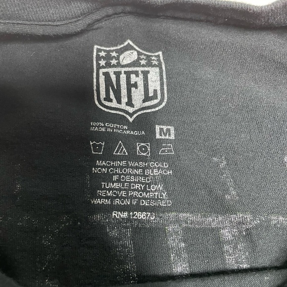 Seattle Seahawks Black T-Shirt size M - Picture 2 of 5